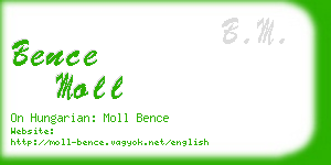 bence moll business card